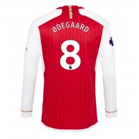 Billiga Arsenal Martin Odegaard #8 Hemma fotbollskläder 2023-24 Långärmad